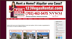 Desktop Screenshot of 123vegasrental.com